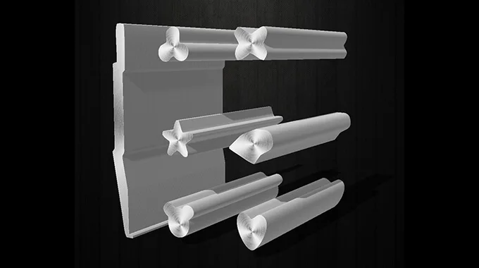 Ozdobná lišta řídítek vyrobená z atypického profilového drátu na míru product image