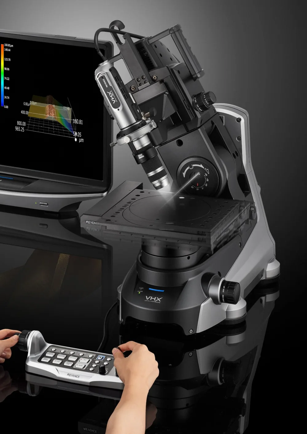 Digitální mikroskop KEYENCE VHX-7000 pro povrchovou a metalografickou inspekci